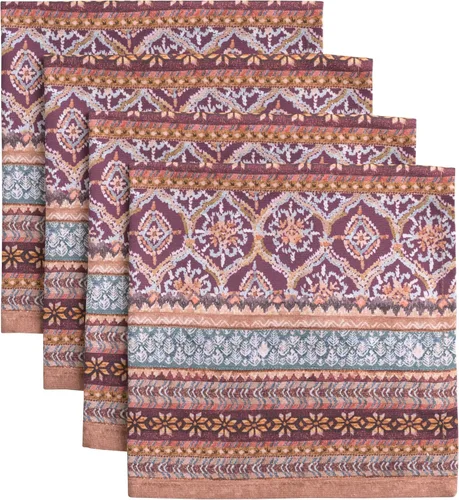 Vista 169 de Maison d' Hermine - Juego de 4 servilletas 100 % de tela de algodón lavable, decorar o regalar, hogar, cocina, comedor, fiestas de cóctel