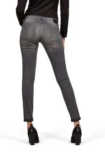 Vista 2 de G-Star Raw Jeans ajustados Lynn de tiro medio para mujer Medium Aged Grey 25
