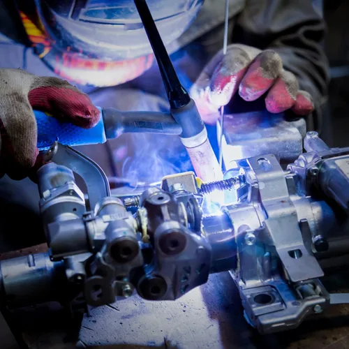 Vista 4 de YESWELDER Varilla de soldadura TIG de acero suave ER70S-6 1/8"x16" 5LB