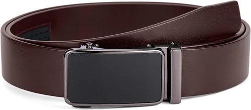 wolksprong Ratchet Belts for Men,Heavy Duty Belt for Men, Italian Full Grain Leather,Elegant Gift Box