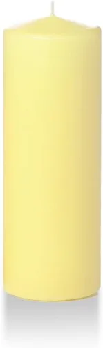 Vista 37 de Yummi - Velas redondas de pilar blancas de 3 pulgadas x 4 pulgadas, 3 por paquete