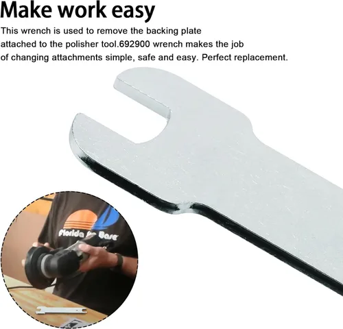 Vista 7 de Llave inglesa 692900 compatible con lijadora/pulidora de cable Porter 7335 7336 7336 7336-2 piezas