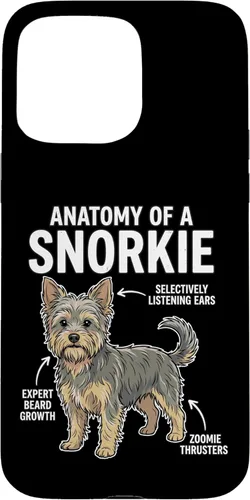 Vista 30 de Anatomy of A Snorkie Funny Dog Lover Owner Pet Parent Case for iPhone XR