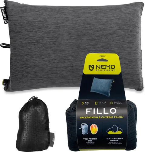 Vista 7 de Almohada Nemo Equipment Fillo para Mochilero y Camping - Talla Única - Abyss