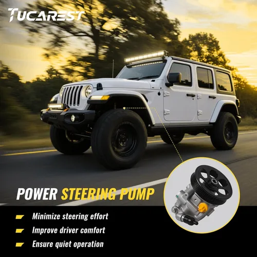 Vista 9 de TUCAREST Bomba de dirección asistida 96-331 (Para 2.5L 2458cc Aspirado naturalmente; Eng. EJ253) Compatible con 2009-2010 Su-baru Forester