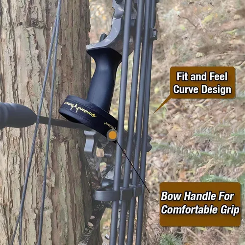Vista 5 de Arco compuesto con peso de tracción de 0-70 libras para arqueros principiantes y de nivel intermedio, totalmente ajustable de 19.25"-31", con todos