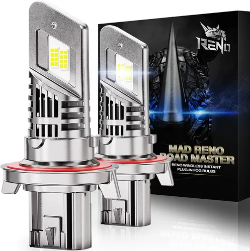 Vista 8 de RENO Bombillas antiniebla H4 Powersports ATV UTV, paquete de 2 bombillas ATV UTV