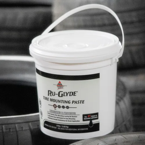 Vista 9 de AGS Ru-Glyde Pasta de montaje de neumáticos – Cubo de 8 libras – Lubricante de montaje de neumáticos de alta calidad, asegura una instalación suave