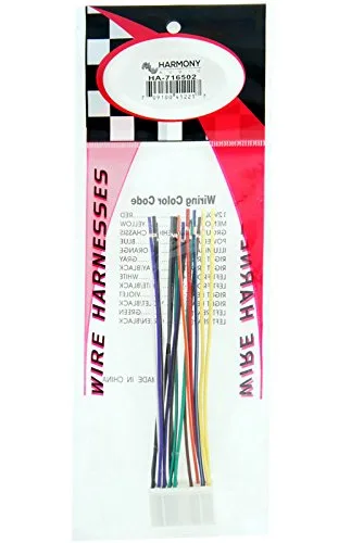Vista 2 de Harmony Audio HA-716502 Compatible con Jeep Liberty 2002-2007 Factory Radio OEM Original Stereo Cable Harness Plug