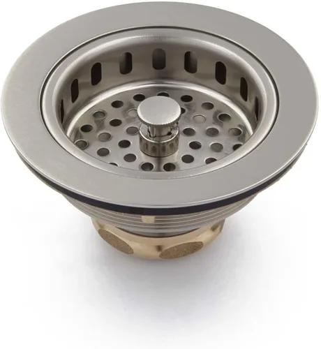 Vista 19 de Signature Hardware 482758 Colador de cesta de 4-1/2" con cordal - Latón envejecido