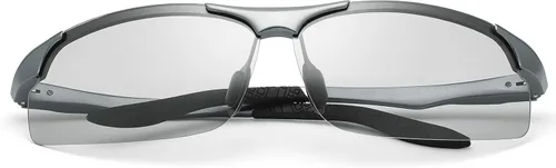 YIMI Gafas de sol deportivas polarizadas fotocrómicas para hombre, ciclismo, pesca, conducción, protección UV, gafas antirreflejos Color de pistola