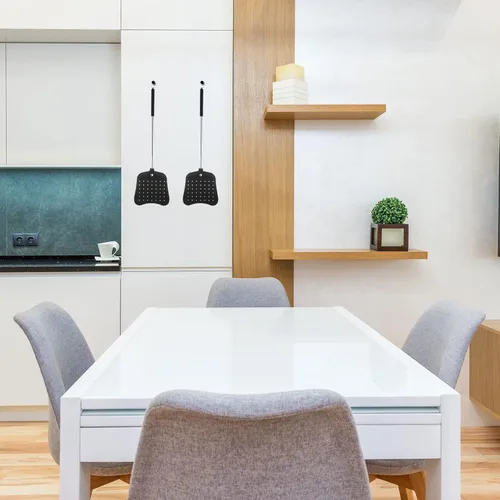 Vista 7 de Foxany Matamoscas de cuero, matamoscas telescópico resistente, paquete flexible de matamoscas manual, matamoscas extensible con mango de metal largo