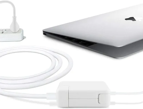 Vista 2 de Gran adaptador de corriente Cable de extensión de cable de pared, cable WEGWANG compatible para Apple Mac iBook MacBook Pro MacBook 45 W, 60 W, 85 W