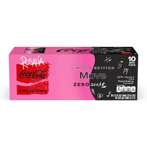 Vista 10 de Paquete de nevera sin cafeína de Coca-Cola Zero, 12 onzas líquidas, paquete de 36