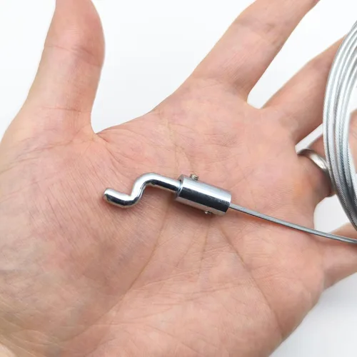 Vista 4 de Kit de reparación de cable de acelerador universal para control de cortacésped ajustable Z Bend Cabel End Mini Bike Go Kart DIY