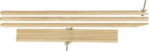 Vista 3 de Creative Mark Thrifty - Caballete de madera para pintar una sola unidad, peso ligero duradero, ángulo ajustable para dibujar y pintar, acabado