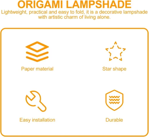 Vista 6 de LIOOBO Linterna de estrella de papel: pantalla de estrella, decoración para colgar, árbol de Navidad, adornos de estrellas de papel, decoración