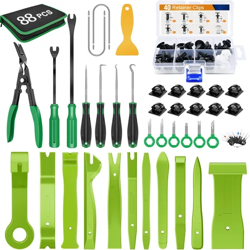 Vista 13 de GOOACC 1001 piezas de remaches universales para automóviles, juego de clips de retención para parachoques, guardabarros, panel de puerta, protector