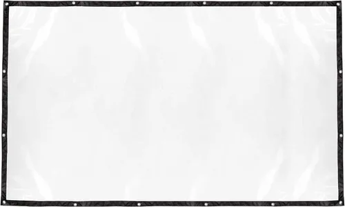 Vista 10 de Lrnn Lona transparente impermeable de 5 x 5 pies, lona de plástico resistente con ojales, lona a prueba de polvo a prueba de lluvia para muebles