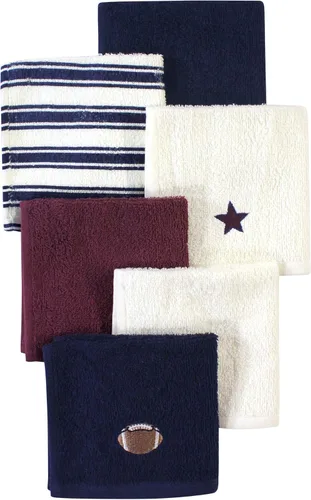 Vista 5 de Hudson Baby Paños unisex de algodón súper suave para bebé, ancla, talla única
