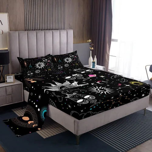 Vista 22 de Erosebridal Camo Tree Sheet Set Twin Vintage Camouflage Bed Sheets for Kids Boys Girls Branches Botanical Flat Fitted Sheet Rustic Farmhouse