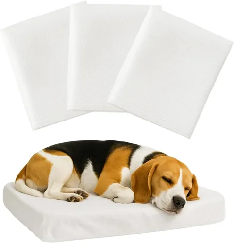 Vista 10 de Tailbop Fundas desechables para cama para mascotas, se adaptan a todas las camas o tapetes de perros y gatos, rectangulares o redondas