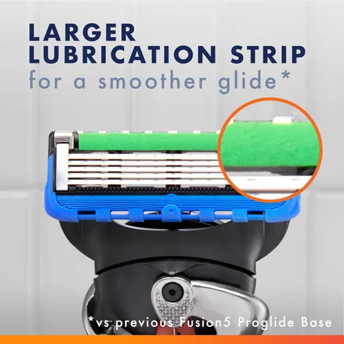 Vista 4 de Gillette Fusion ProGlide - Maquinilla de afeitar para hombres, mango + 4 recambios de cuchillas, regalos navideños para hombres