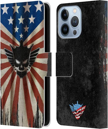 Vista 33 de Head Case Designs Officially Licensed WWE American Nightmare Flag Cody Rhodes Leather Wallet Case Compatible with Apple iPhone 7 Plus/iPhone 8 Plus