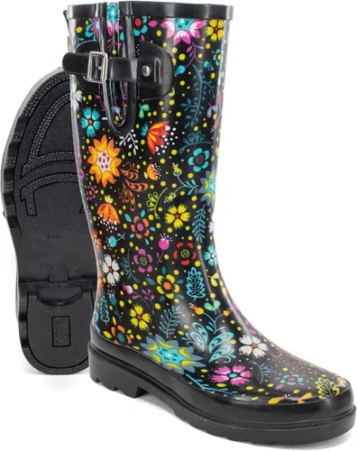 Vista 7 de Western Chief Botas de lluvia altas e impermeables para mujer, para exterior y jardín