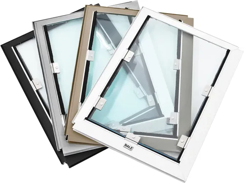 Vista 5 de Puertas de pantalla para gatos y perros Solapa única Puertas de pantalla de marco de 1/2 pulgada solamente Requiere instalación especializada