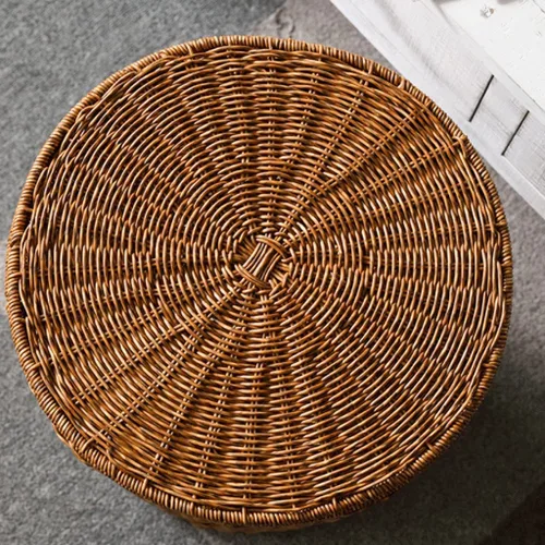 Vista 4 de Cubo de basura portátil con tapa, contenedor de almacenamiento grande con asas, contenedor de basura para baños, cocinas, contenedores de basura