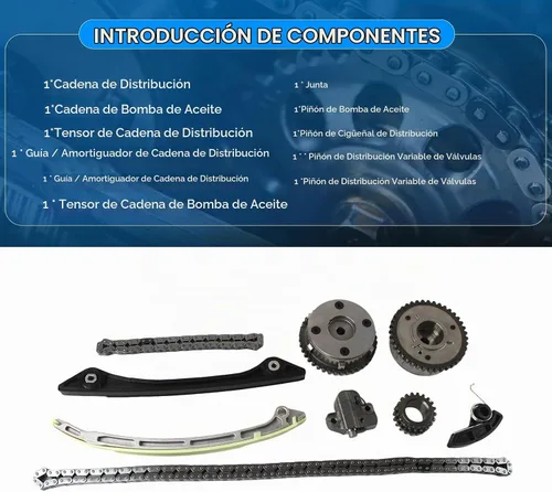 Vista 6 de Kit de cadena de distribución CJ5E6C525AD para Land Rover Evoque Freelander