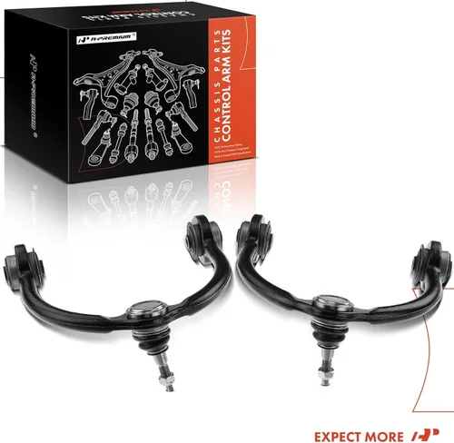 Vista 9 de A-Premium 2 brazos de control superiores delanteros con rótula y buje, compatibles con Jeep Grand Cherokee 2005-2010, Commander 2006-2010