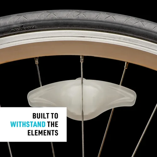 Vista 5 de Nite Ize SpokeLit - Luz de rueda de bicicleta para visibilidad y seguridad - Luces LED para ruedas de bicicleta - Luz de rueda de bicicleta