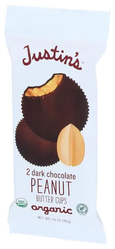 Vista 5 de Justin 's Peanut Butter tazas Dark Chocolate – -1,4 oz