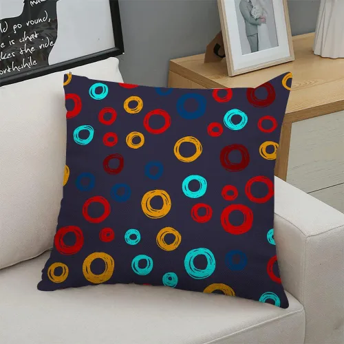 Vista 4 de Fundas de almohada cuadradas decorativas para sofá, cama, fundas de cojín de 18 x 18 pulgadas