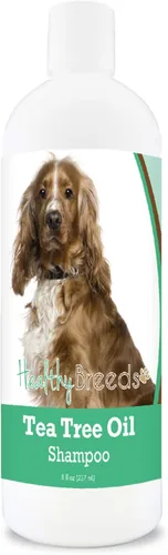 Vista 9 de Healthy Breeds Chow Chow Champú de aceite de árbol de té, formulado para pieles secas e irritadas, reduce la caspa, aroma de gaulteria, 8 onzas