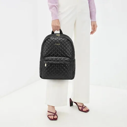 Vista 2 de LOVEVOOK Mini Backpack for Women Fashion Quilted Small Backpack Purse Ladies Leather Backpacks, Waterproof Backpack Purse for Work Travel Daily