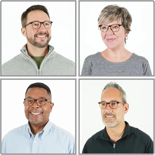 Vista 4 de Clic Slastik - Gafas de lectura magnéticas para lectores de computadora, banda plegable suave, patillas ajustables, Taku