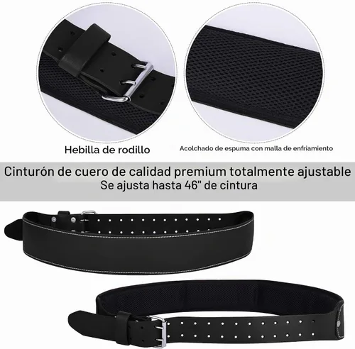 Vista 9 de FUERI Cinturón de herramientas de cuero con tirantes, bolsas de servicio pesado, bolsas para herramientas para hombres, carpinteros, construcción