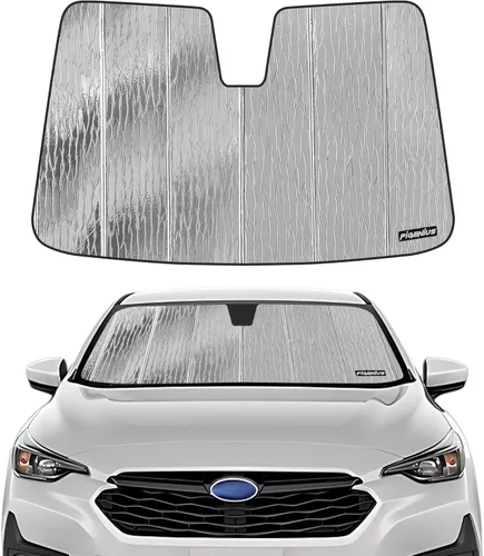 Vista 12 de Pigenius Parasol para parabrisas para Subaru Crosstrek 2018-2023, Impreza 2017-2023. con Eyesight Driver Assist. Parasol para ventana delantera