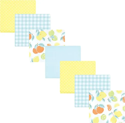 Vista 170 de Hudson Baby Unisex Baby Cotton Flannel Receiving Blankets Bundle, Neutral Woodland Pals, One Size (Pack of 2)