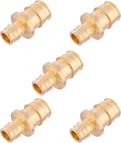 Vista 10 de 2 piezas EFIELD Pex A Expansion Brass Fittings 1"x 1" Acoplamiento recto