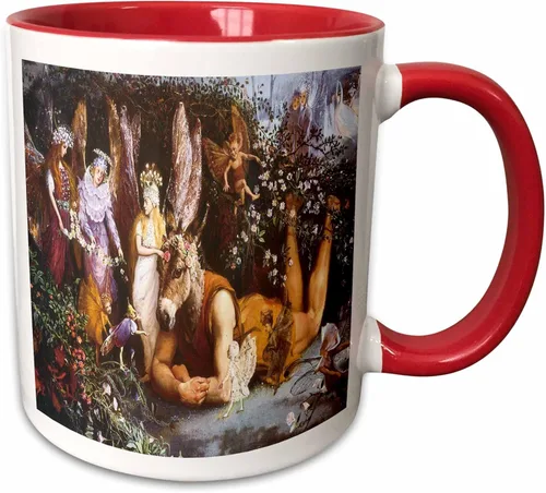 Vista 8 de 3D Rose 126262_4 - Taza de cerámica de dos tonos, 11 onzas, negro/blanco