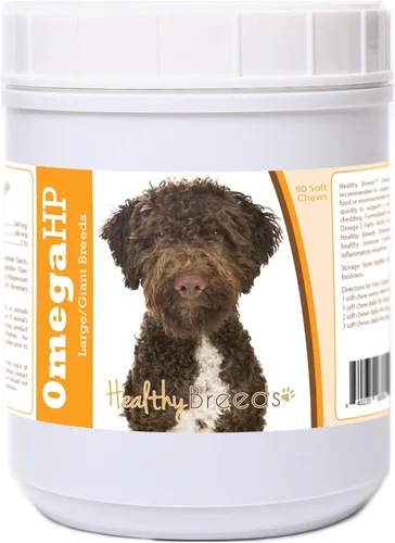 Vista 114 de Healthy Breeds Affenpinscher Omega HP - Masticables suaves para piel y pelaje, 60
