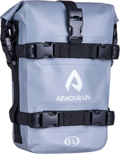 Vista 11 de Bolsa Impermeable para Parachoques de Motocicleta 6L Bolsa de Barra Antichoque de Motor con Correa para el Hombro Bolsa de Marco Lateral