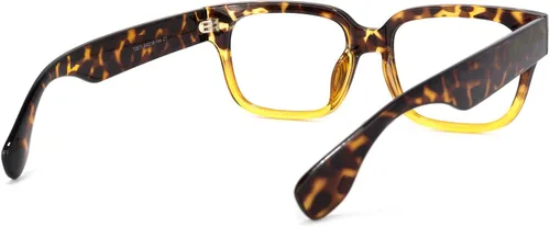 Vista 5 de Zeelool Gafas rectangulares clásicas con bloqueo de luz azul para mujeres y hombres Colin FP0511