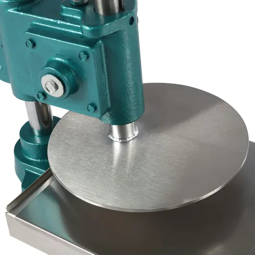 Vista 5 de Máquina manual de prensa de masa de pizza, prensa de masa comercial de 9.5 pulgadas con disco de 0.2 pulgadas de grosor, herramienta de cocina