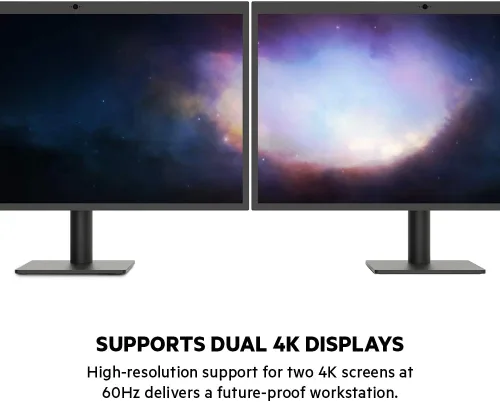 Vista 6 de Belkin Cable Thunderbolt 3 Dock Plus Thunderbolt 3 - Hub USB-C - Estación de acoplamiento 8 en 1 para MacOS y Windows, 4K dual a 60Hz, velocidad