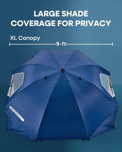 Vista 3 de Sport-Brella Premiere XL UPF 50+ Refugio Paraguas para Protección contra el Sol y la Lluvia